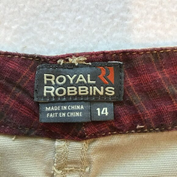 Royal Robbins Skirt Stretchy Cotton Women's Size 14 in Light Tan Outdoors Active - Picture 9 of 13